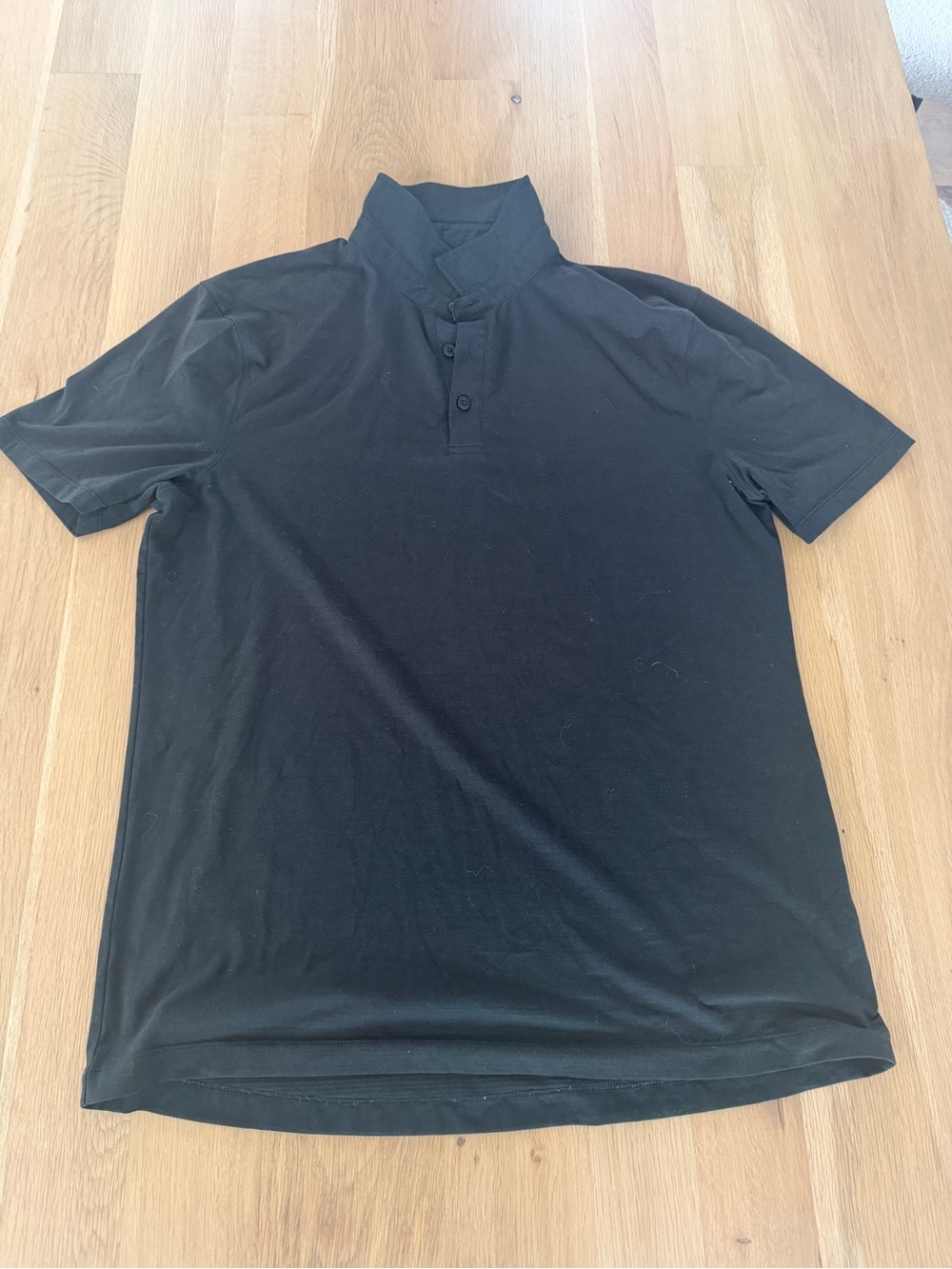 lululemon athletica Black Men's Short-Sleeve Polo
